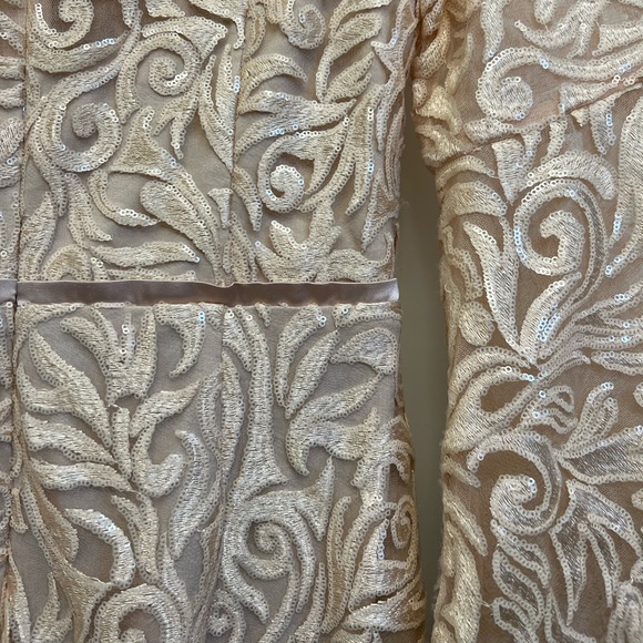 Carmen Marc valvo sequin embroidered dress - Picture 5 of 6